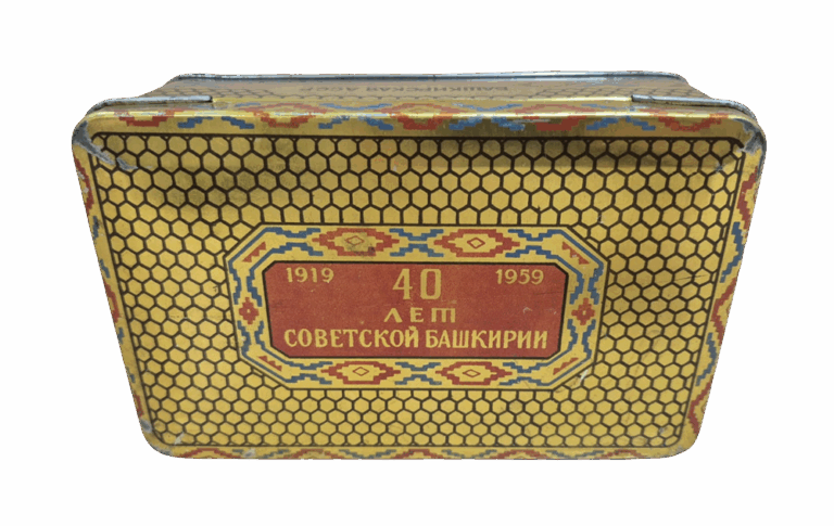 Коробка от башкирском сотового меда
