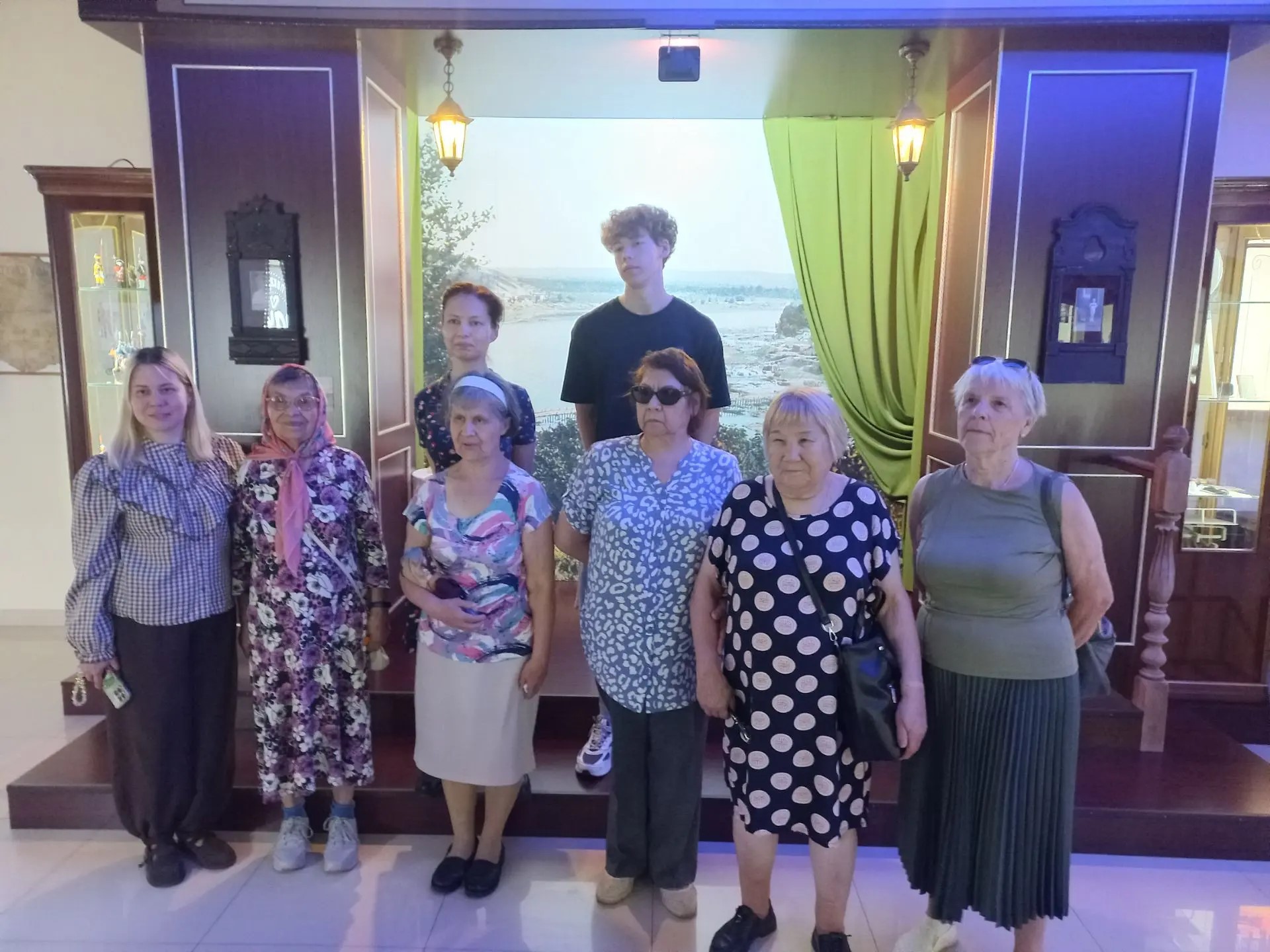 В Музее истории города Уфы состоялась экскурсия для читателей Башкирской республиканской специальной библиотеки для слепых